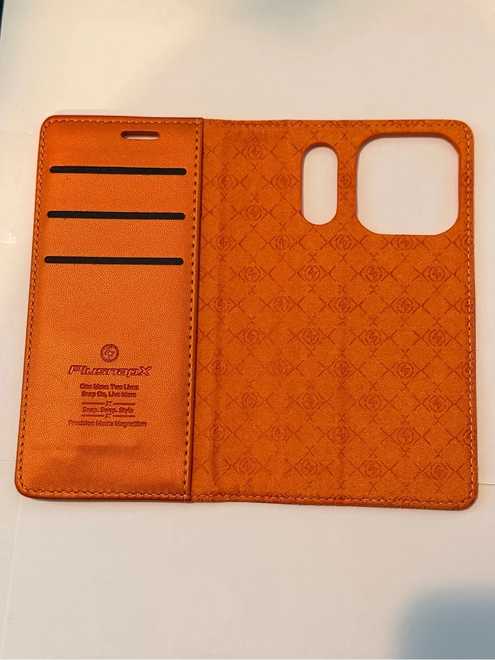 iPhone 17 Pro  Orange Folio Wallet Phone Case